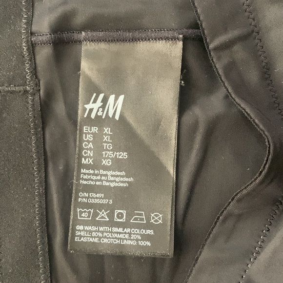 H&M 2 pack black no show shaping bikers new without tags - Picture 3 of 4